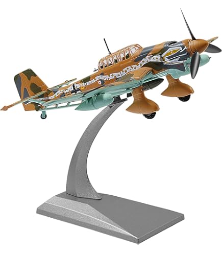 NUOTIE 1:72 A6M Zero Diecast Flugzeugmodell - Mitsubishi WWII Kampfflugzeug Mit Ständer
