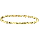 Abbie+Cleo 10k Yellow Gold Rope Chain Bracelet