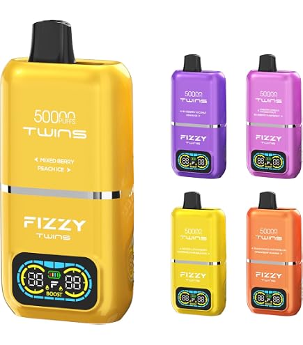 Amazon | メーカー公式｜Fizzy Twins 50,000パフ×2フレーバー切替型