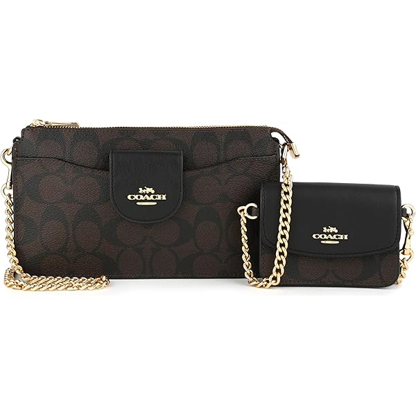 【極美品】COACH ハンドバッグ クロスボディ 黒 レザー　チェーン　ポーチ COACH 新作セール 2023新作 コーチ バッグ 新作 ショルダー