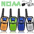 Topsung Walkie Talkies for Adult, Easy to Use Rechargeable Long Range Walky Talky Handheld Two Way Radio with NOAA for Hiking