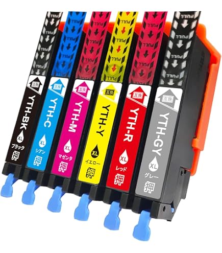 Amazon.co.jp: EPSON(エプソン) 互換インク YTH (ヨット) 6色+BK=7本