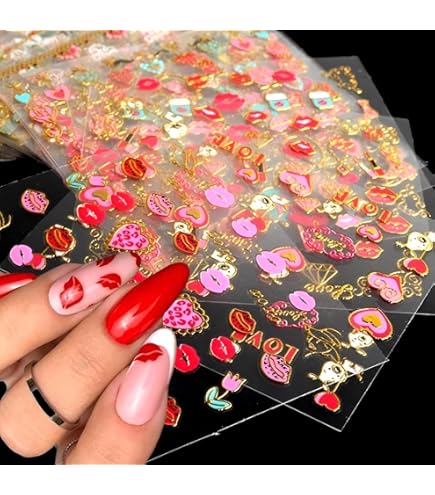 Amazon | ウォーターネイルシール キスマークシール (A737) キスマーク