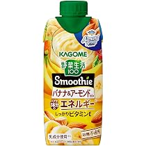 Amazon.co.jp: カゴメ 野菜生活100 Smoothie バナナ＆アーモンドmix
