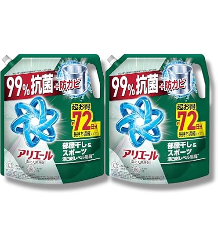 Amazon | P&G アリエールジェル部屋干しプラス 詰替超ウルトラJ 1720g