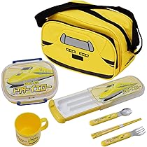 お弁当セット、給食セット、通学通園グッズ Amazon | [ORANGE APRON] 新幹線 通園バッグ お弁当箱
