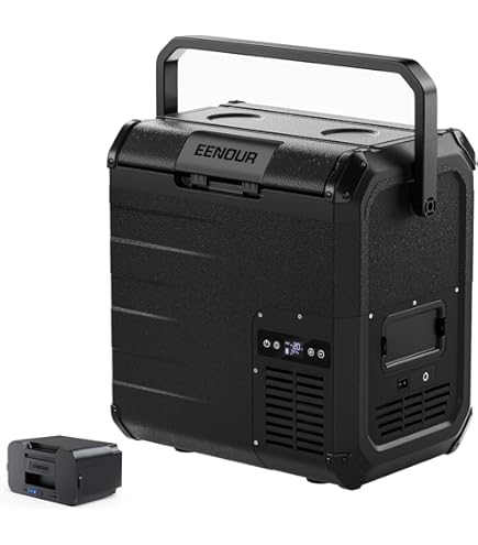 Amazon.co.jp: EENOUR 車載冷蔵庫 TAW35 35L -20℃～20℃ バッテリー1個 