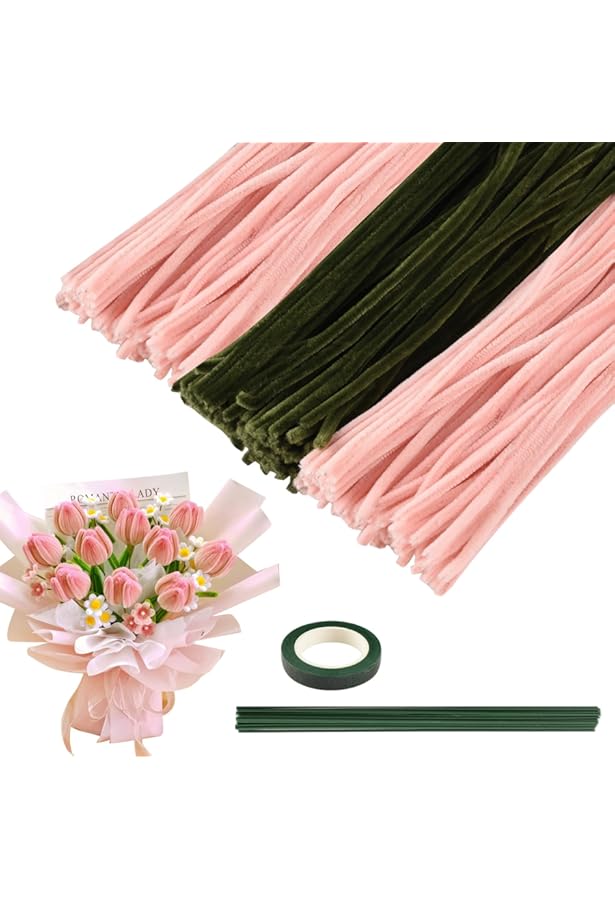 モールで作る雑貨とアクセサリー43: 折って、ねじって、巻きつけるだけ