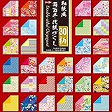 トーヨー 折り紙 和紙風 千代紙づくし 両面 15cm角 30柄 120枚入 018060