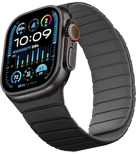 Apple Watch Series （44mm 45mm）用バンド Amazon.com: INI Compatible with Apple Watch Band 49mm 46mm