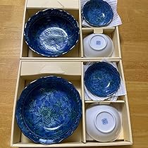 新品　美濃焼　庫山窯　染付花鳥　大鉢　深鉢　中鉢　小鉢　取皿　計9点　箱なし Amazon.co.jp: 西洞窯 美濃焼 中鉢 小鉢 取り皿セット 緑彩