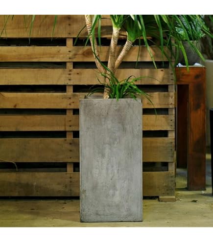 Amazon.co.jp: 植木鉢 おしゃれ 大型 セメント セドナロング L＜ 41cm