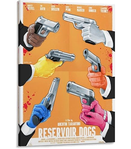 Amazon.co.jp: 映画ポスター レザボアドッグス RESERVOIR DOGS