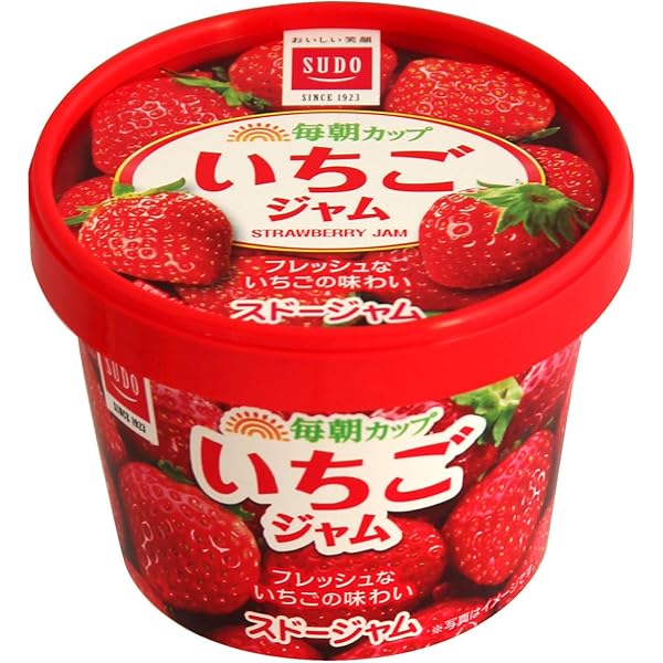 Amazon | スドージャム 毎朝カップ イチゴジャム 120g