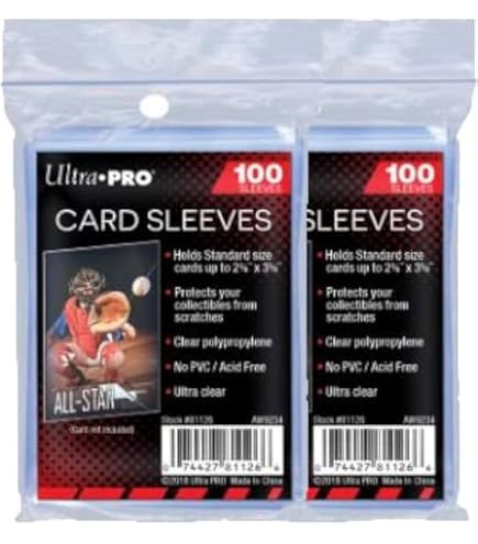 2 1 2 x 3 1 2 card sleeves Ultra Pro 2-1/2