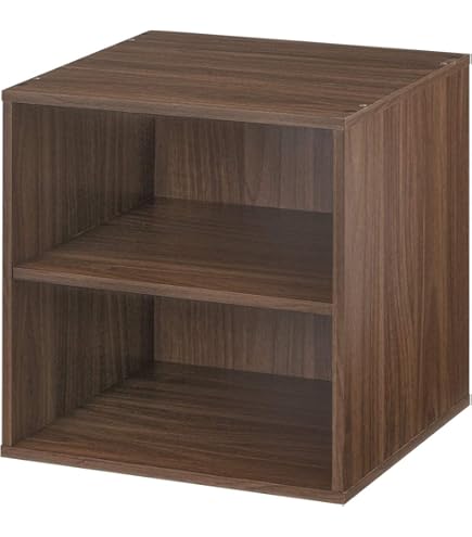 Amazon｜LOWYA ロウヤ カラーボックス 収納ボックス 便利 箱 本棚 扉