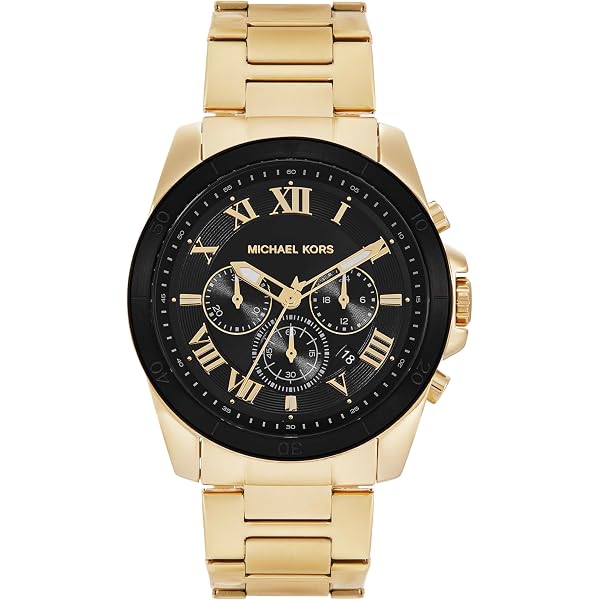 Amazon.co.jp: Michael Kors LEXINGTON クロノグラフ ツートーン