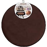 チェアーフィットクッション ラウンドタイプ ブラウン 低反発座布団すべり止め加工