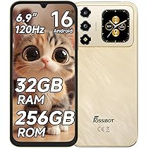 Amazon | FOSSiBOT S7 SIMフリー スマホ 本体 32GB RAM+256GB ROM 最大