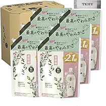 無添加さらさ 洗剤 柔軟剤 詰め替え用 6点セット P&G さらさ 柔軟剤 詰め替え 6個セット 洗濯 衣料用 超ジャンボ