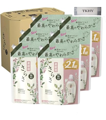 Amazon | さらさ 洗剤 液体 無添加 詰め替え 760g 6袋セット + おまけ