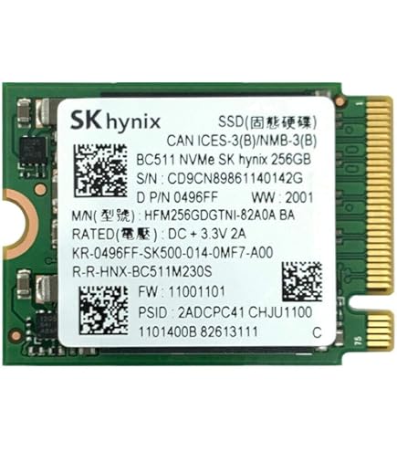 SK hynix M.2 NVMe SSD 256GB 4枚セット 41H3JzsY0DL.jpg