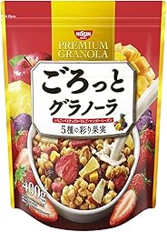 日清シスコ ごろっとグラノーラ 5種の彩り果実 400g×6袋
