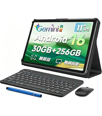 Amazon.co.jp: タブレット 10インチ Android16 Wi-Fi6モデル 4GB+64GB+