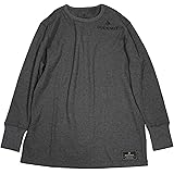 [DUCKNOT] サーマル ロンT 綿100% ロングスリーブ Ｔシャツ 長袖 ワンポイント ワッフル