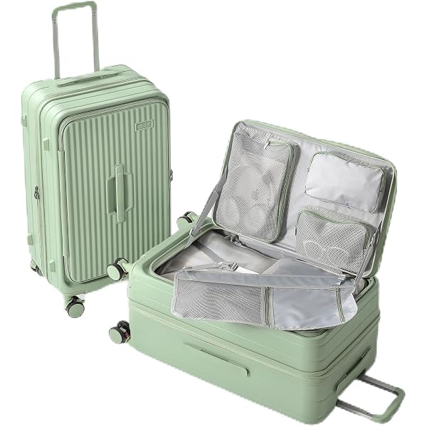 Amazon.co.jp: [Yuweijie] スーツケース キャリーケース 片開き 拡張