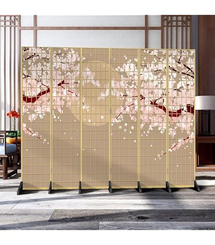 千本格子の屛風（衝立・目隠し・パーテーション） Amazon｜【簾屏風】【パーテーション】格子 衝立 高さ105cmタイプ