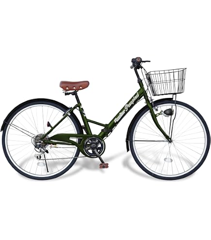 Amazon | AERO 防災サイクル 26型 6段変速付 シティサイクル ブラック