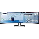 PHILIPS モニター ディスプレイ 499P9H1/11 (49インチ/32:9/曲面ディスプレイ/5年保証/ 「Display HDR 400」認証/HDMI/DisplayPort/USB Type-C/WDHD)