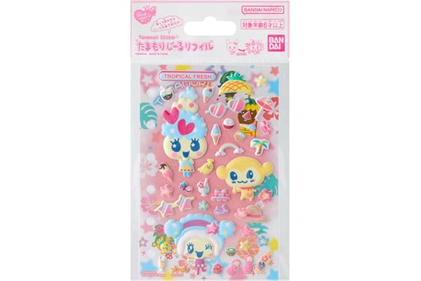 [バンダイ(BANDAI)] たまもりしーるリフィル トロピカルフレッシュセット 対象年齢 6 才以上 たまごっち