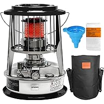 Amazon | 石油ストーブ 対流型小型灯油ストーブ 緊急消火装置 キャンプ