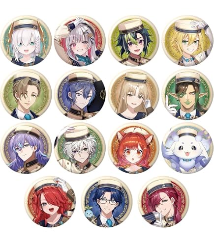Amazon | バンダイ(BANDAI) にじさんじ 缶バッジビスケット2