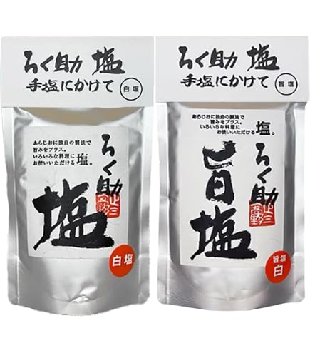 Amazon.co.jp: 東洋食品 ろく助 塩 白塩 顆粒タイプ 130g 1袋 : 食品