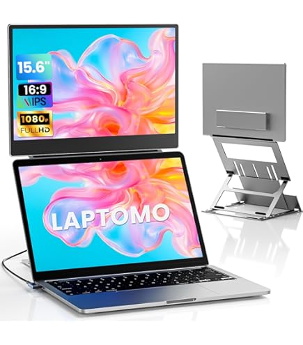 Amazon.co.jp: Kwumsy トリプルノートパソコンモニターエクステンダー