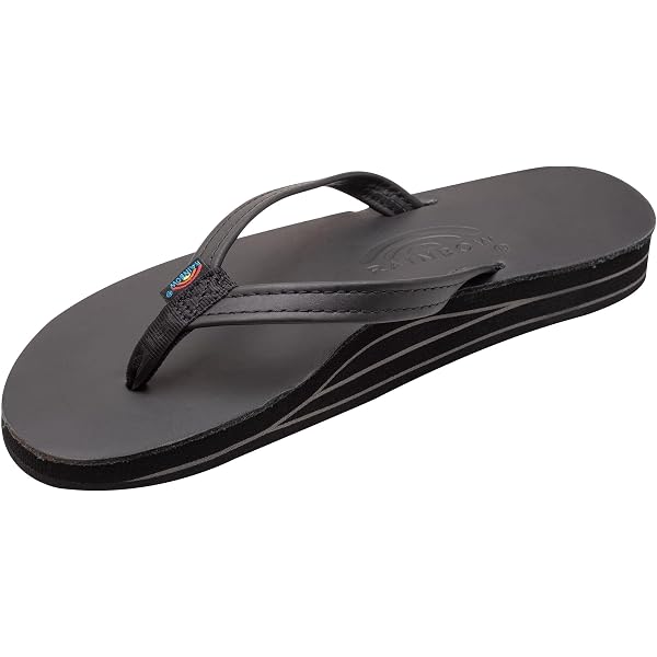 Amazon | Rainbow Sandals メンズ レザー ダブルレイヤー アーチワイド