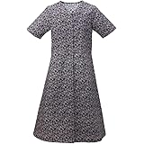 Amazon Co Jp 沖縄物語 レディースかりゆしウェア 沖縄アロハシャツ 小花柄 半袖ワンピース 服 ファッション小物
