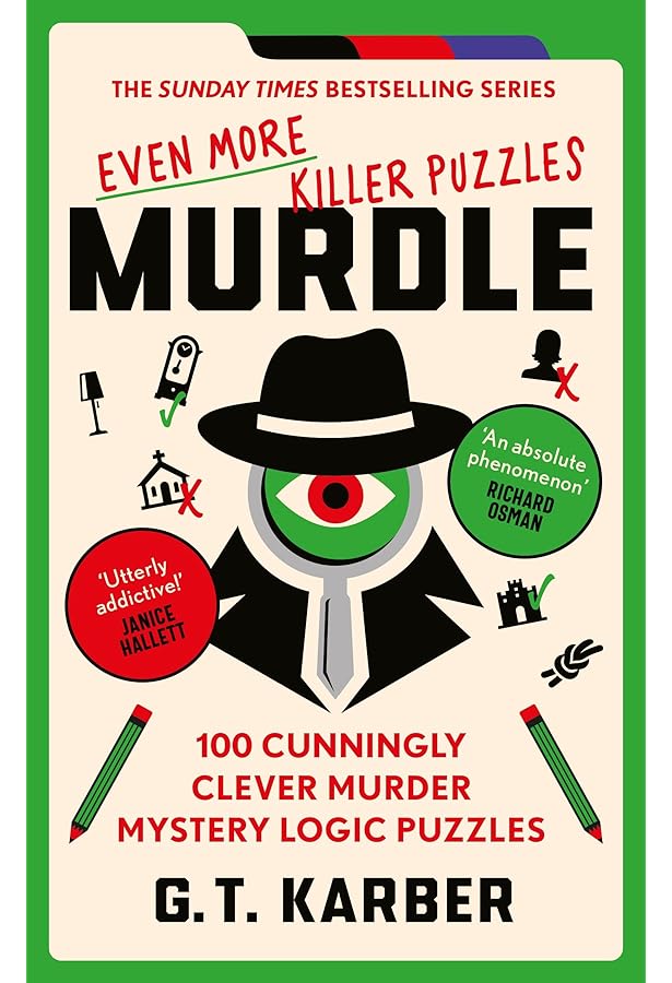 Murdle Puzzle Series 4 Books Collection Set By G. T. Karber