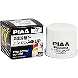 PIAA(ピア) オイルフィルター オイルエレメント ツインパワー 《当社独自開発の2連濾紙構造の高機能エレメント》 1個入 [マツダ/三菱/スバル車用] フォレスター・ヴィヴィオ・デリカスペースギア_他 Z6