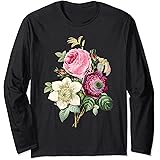Amazon ヴィンテージアネモネキャベツ花イラスト植物愛好家 Tシャツ Tシャツ カットソー 通販