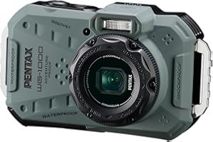 ペンタックス PENTAX WG-1000 オリーブ 本格防水デジタルカメラ 15m防水 (連続1時間) 2m耐衝撃 防塵仕様 2162