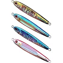 Amazon.co.jp: UB-Lab. 魚 釣り カラフル メタル ジグ 80 g 4本
