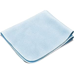 【最新曇らないクロス】メガネ くもり止めクロス メガネ拭き 約600回繰り返し使える 曇り止め 拭くだけで 曇らない マイクロファイバー素材 長時間効果持続 マスク 曇り防止 眼鏡/ゴーグル/サングラス/カメラレンズ対応 (ブルー)