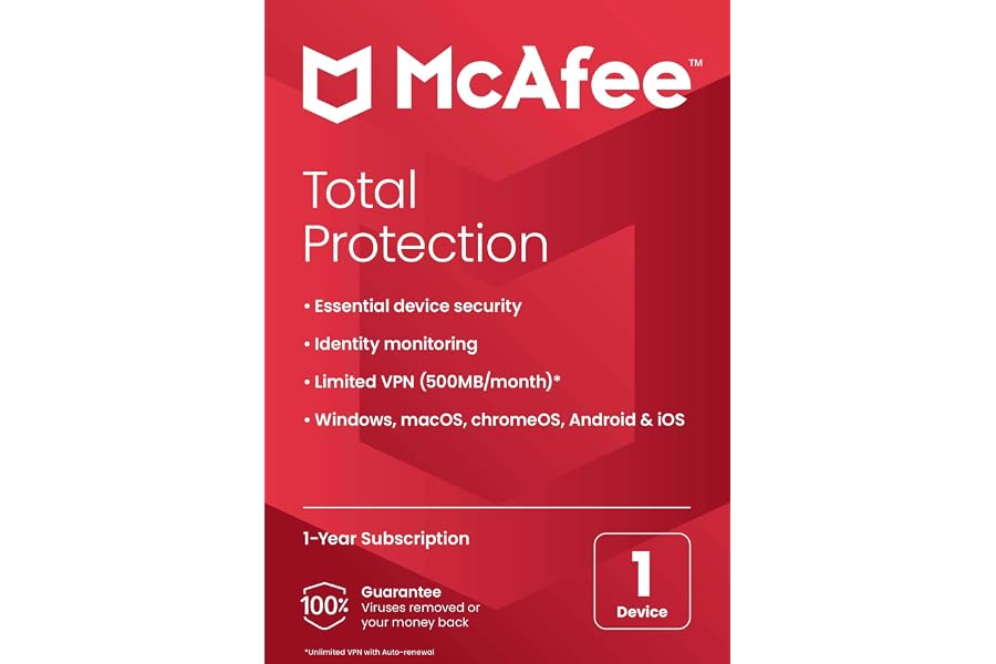 McAfee Total Protection 1 Device