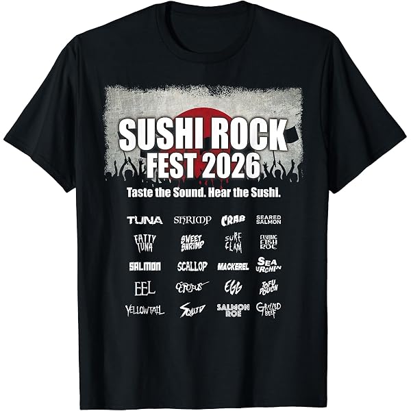 Amazon | 寿司 ロック フェス SUSHI ROCK FEST 2025 - Vintage Japan
