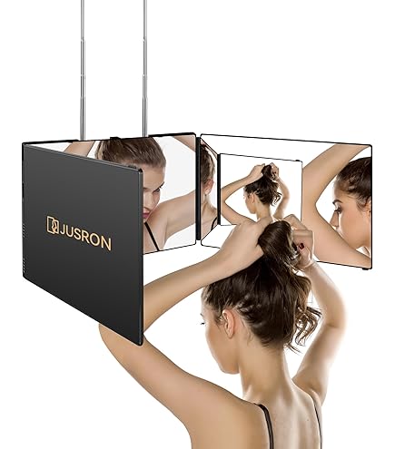 Amazon.co.jp: 卓上三面鏡 メイクアップミラー 折り畳みミラー