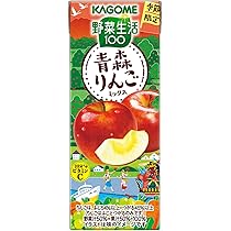 Amazon.co.jp: カゴメ 野菜生活100 青森りんごミックス 195ml紙パック